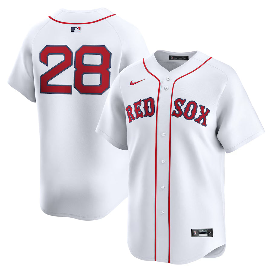 Men&amp;#39;s Boston Red Sox Kristian Campbell Nike White Home Limited Jersey