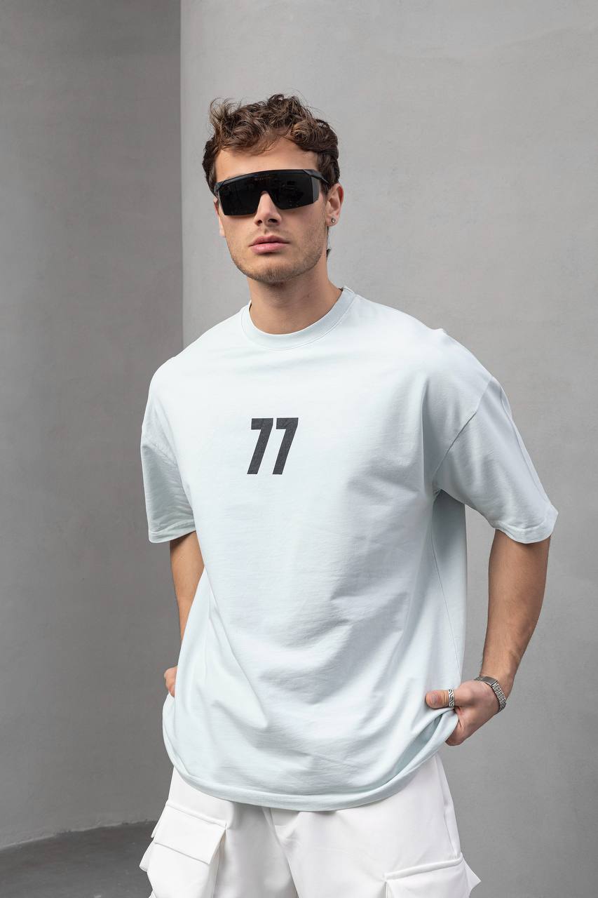 Men&amp;#39;s Oversize &amp;#39;77&amp;#39; Graphic T-Shirt