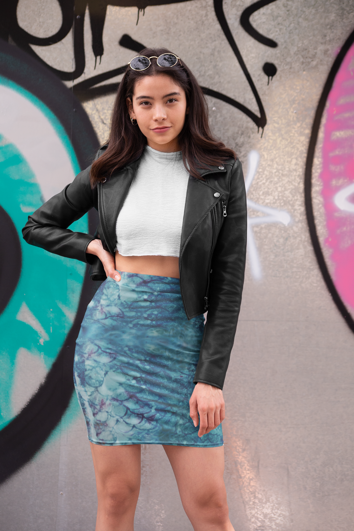 Mermaid Goddess Women&amp;#39;s Mini Skirt