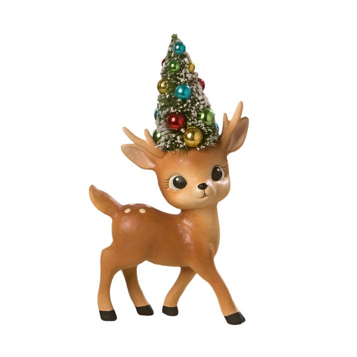Merry &amp;amp; Bright Standing Reindeer by Bethany Lowe Designs