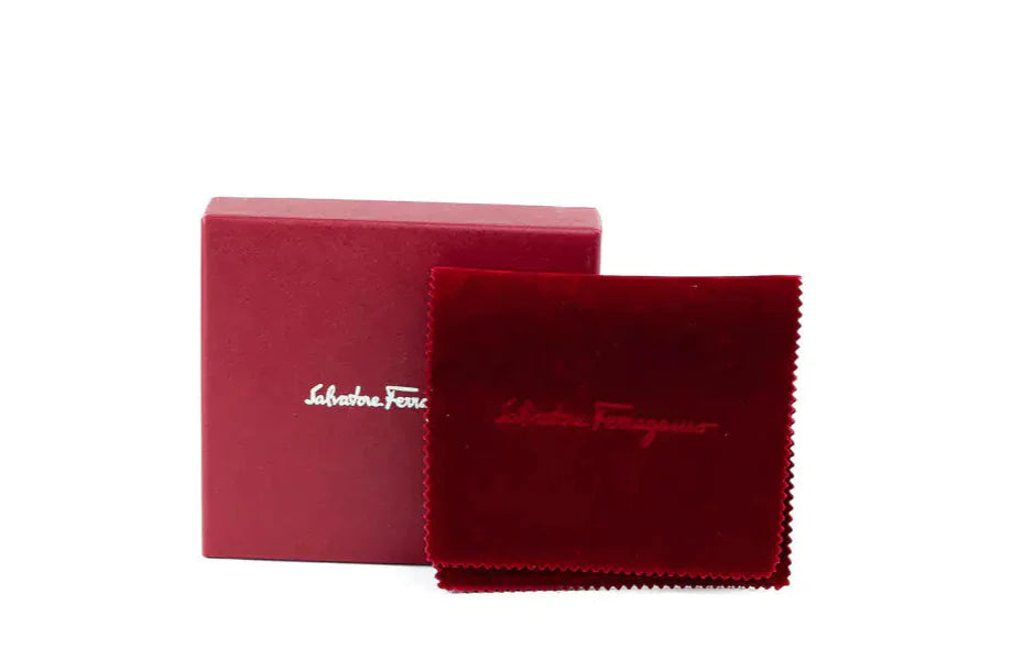 Style Loft Collection x Salvatore Ferragamo Pomegranate Reversible Double Gancini Hook Leather Bracelet