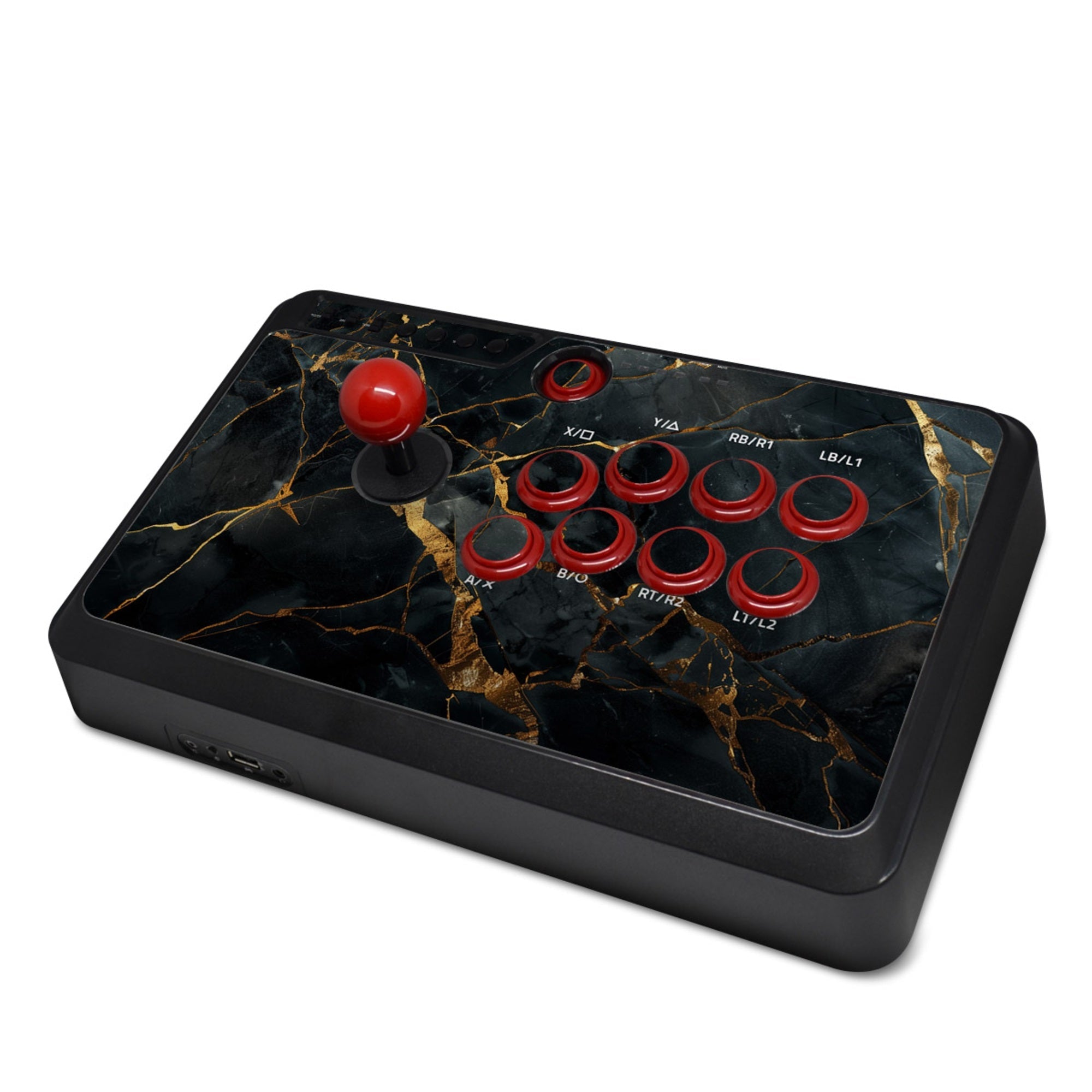Repaired Black Marble - Mayflash F500 Arcade Fightstick Skin
