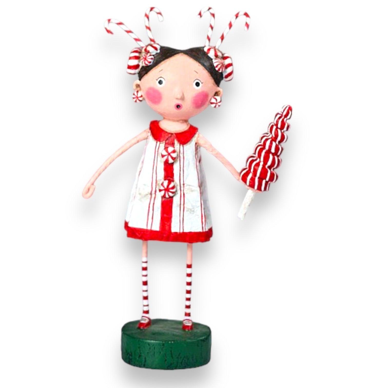 Minty Fresh Christmas Figurine by Lori Mitchell