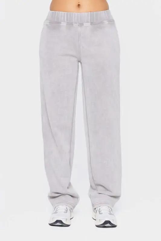 Trendsi Fleece Pants Women&amp;#39;s Loungewear Elastic Waist with Pockets Casual Pants