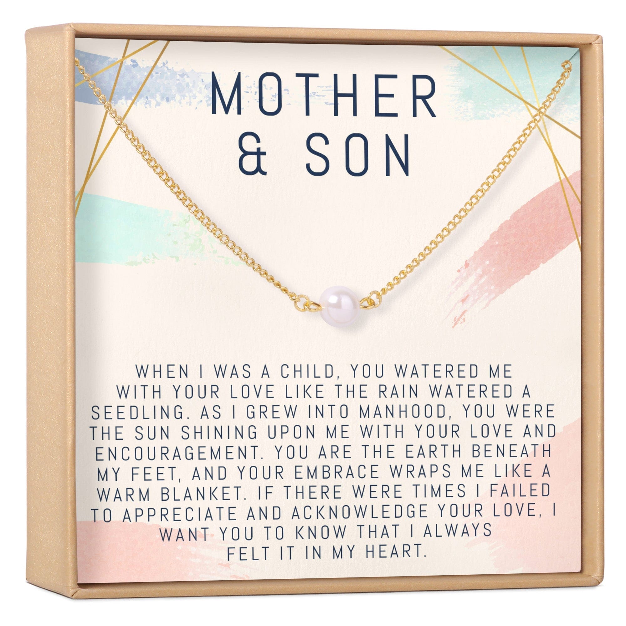 MOTHER AND SON PEARL NECKLACE