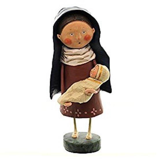 Mother Mary w/ Baby Jesus - Lori Mitchell Nativity