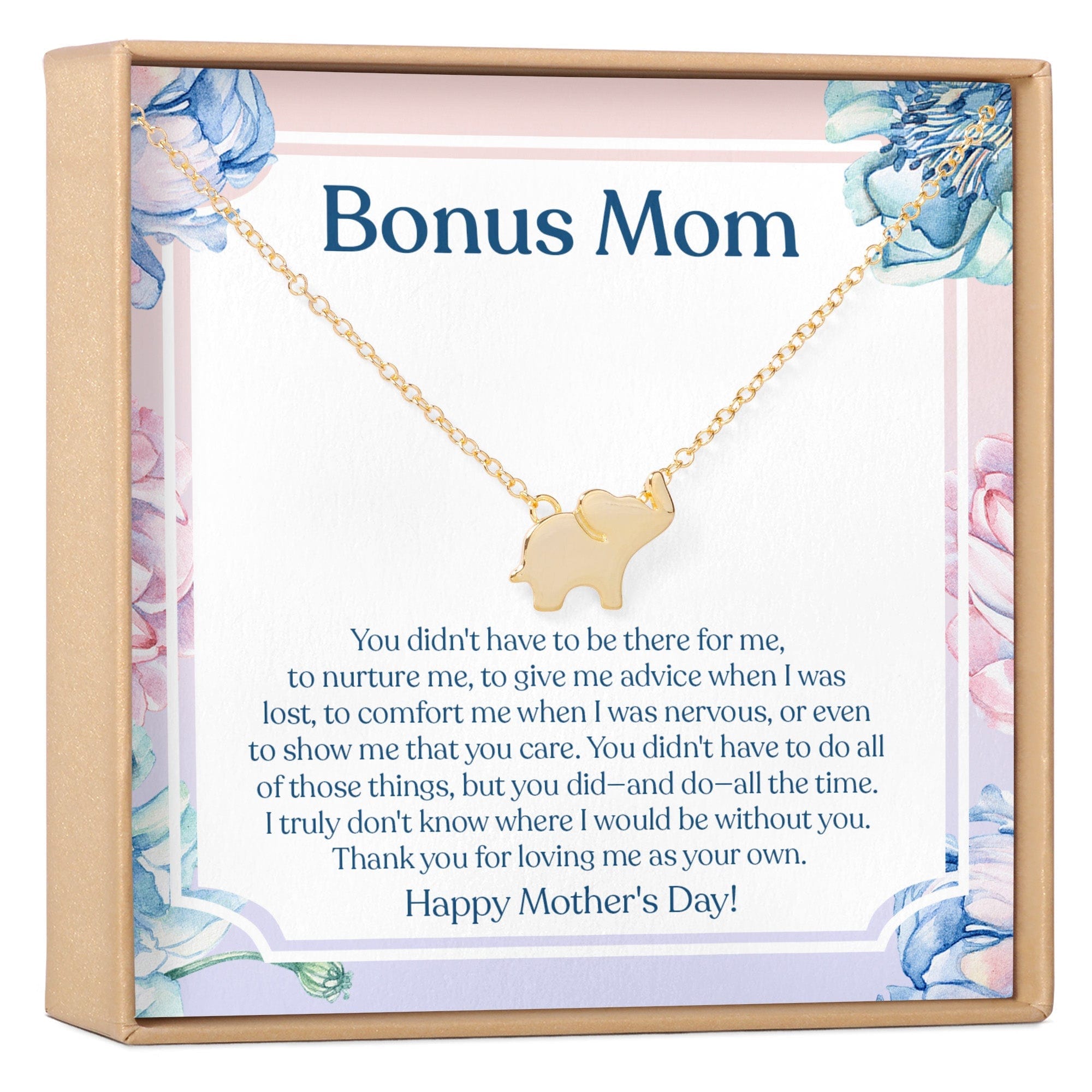 MOTHER&amp;#39;S DAY ELEPHANT PENDANT NECKLACE