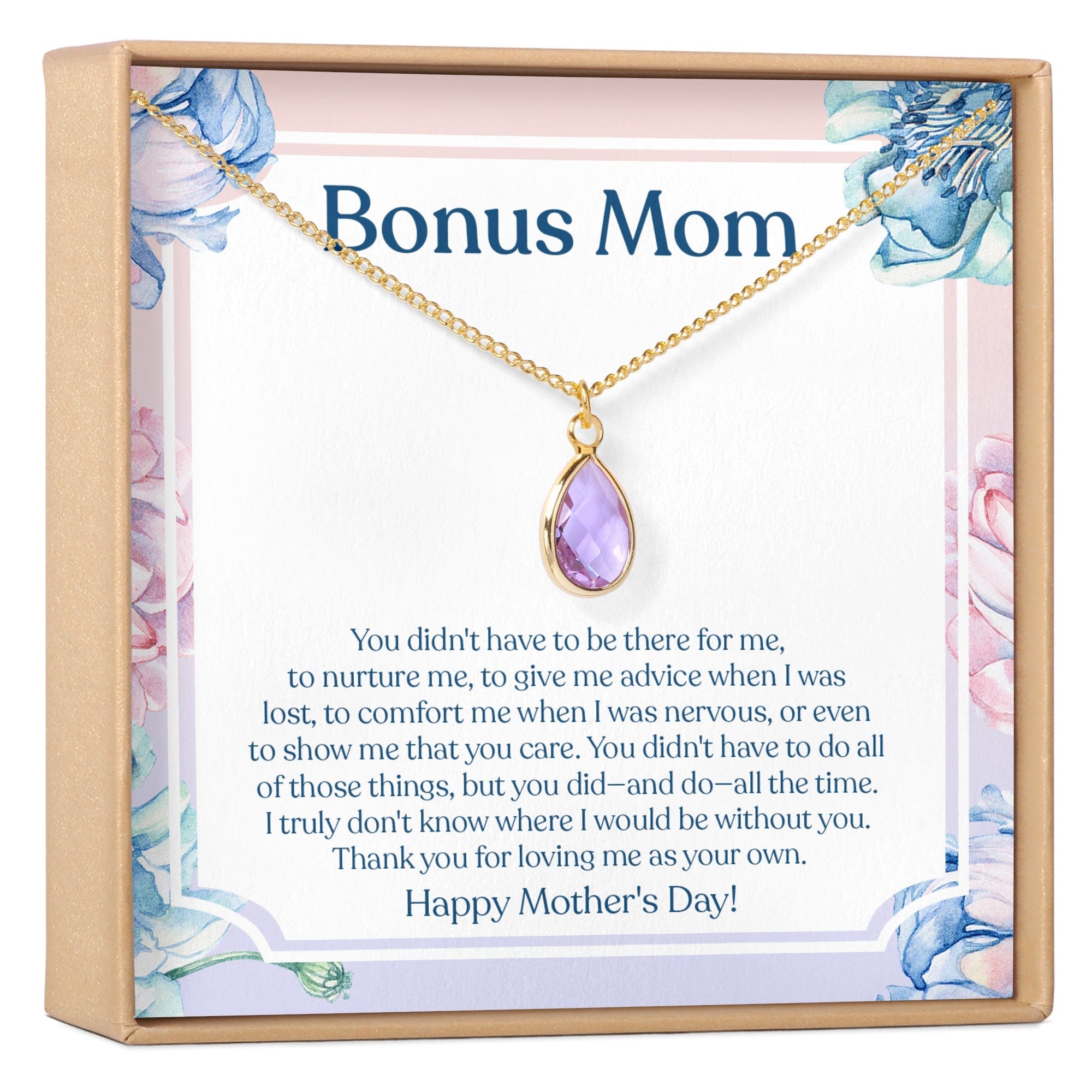 MOTHER&amp;#39;S DAY GEMSTONE NECKLACE