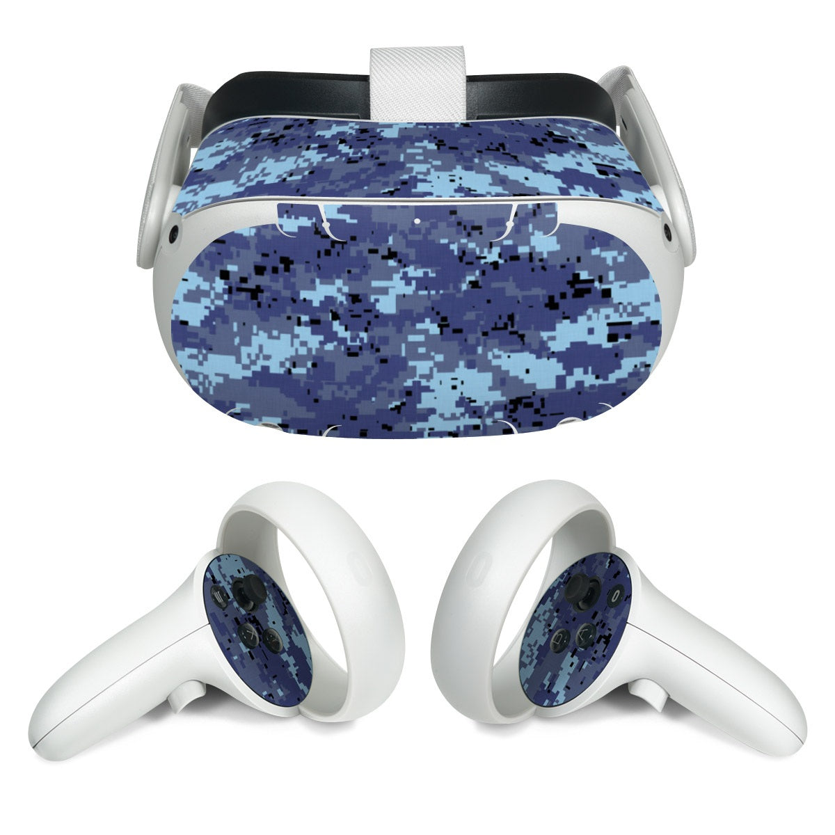 Digital Sky Camo - Meta Quest 2 Skin