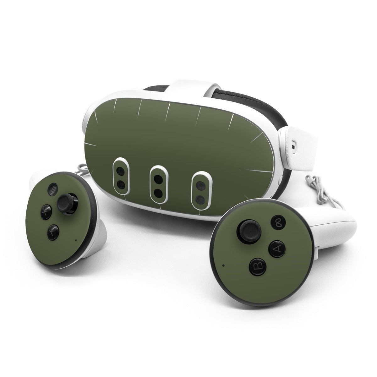 Solid State Olive Drab - Meta Quest 3 Skin