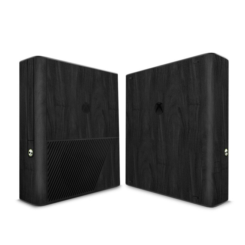 Black Woodgrain - Microsoft Xbox 360 E Skin