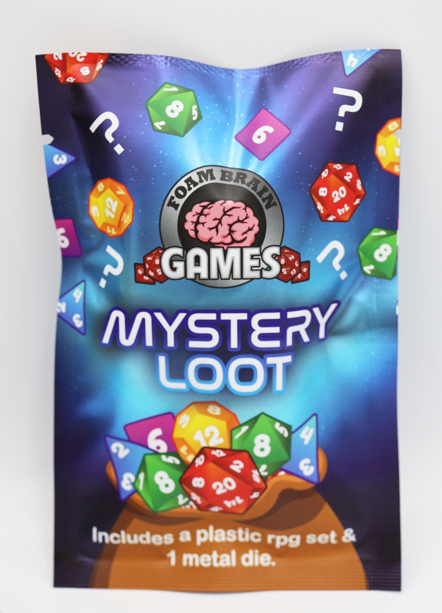 Mystery Loot: Plastic RPG Dice Set &amp;amp; Bonus Metal Die