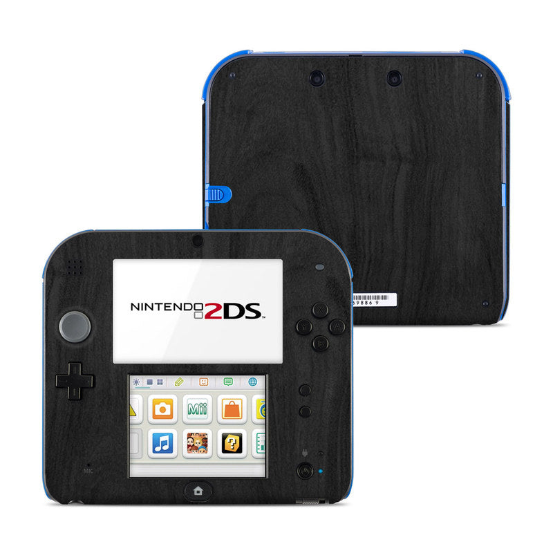 Black Woodgrain - Nintendo 2DS Skin