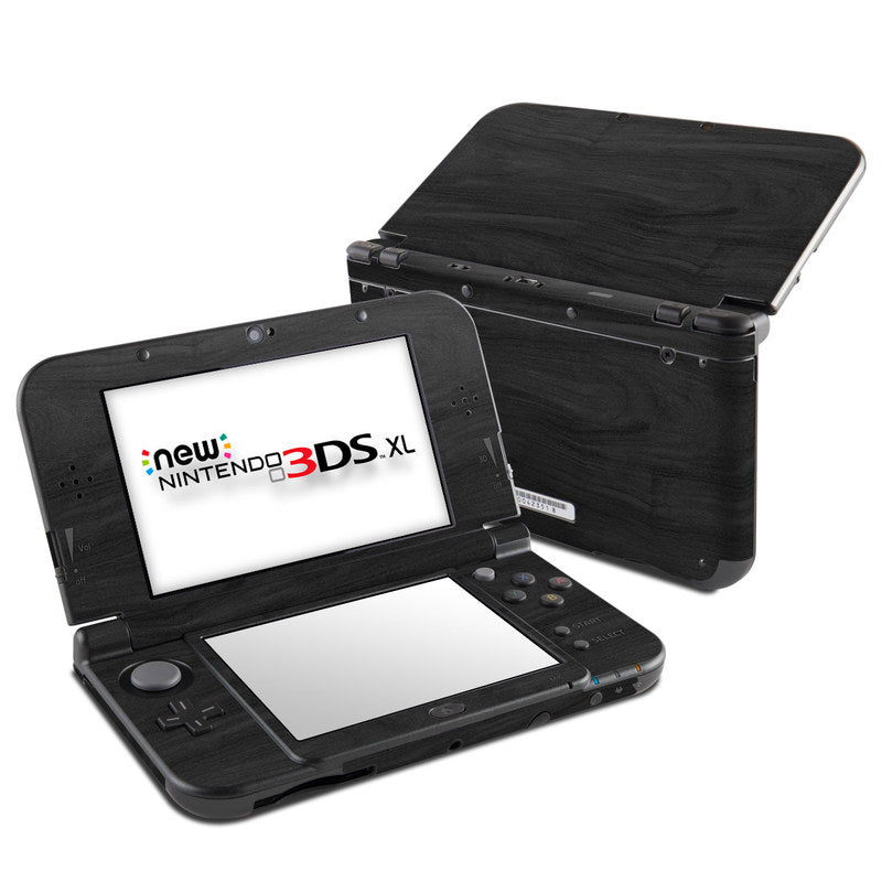 Black Woodgrain - Nintendo New 3DS XL Skin