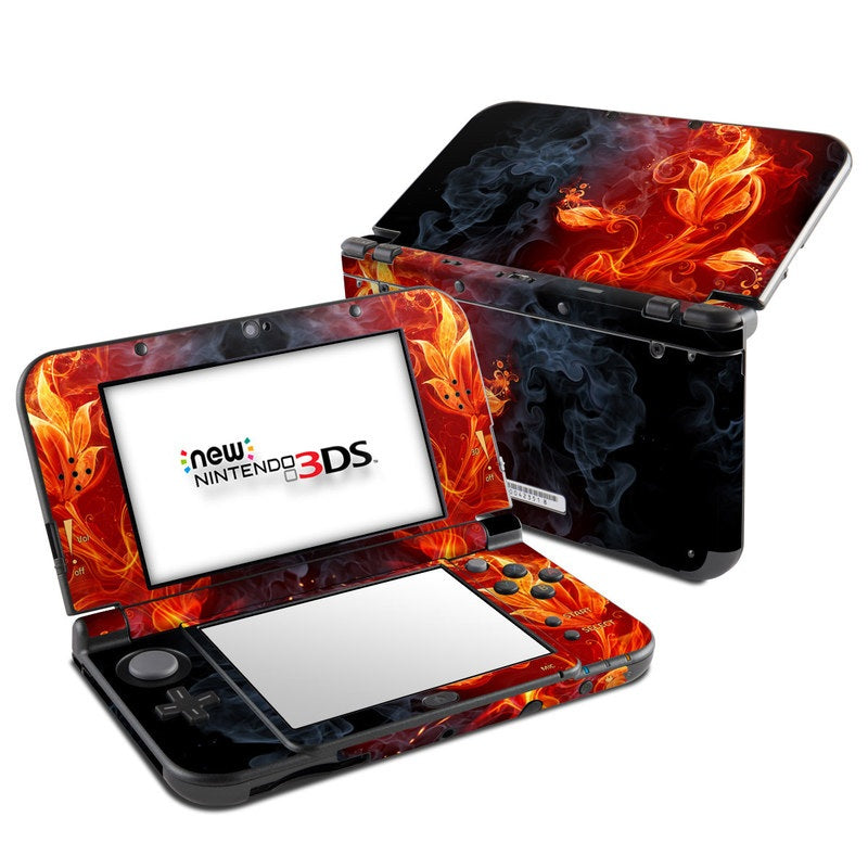 Flower Of Fire - Nintendo 3DS LL Skin