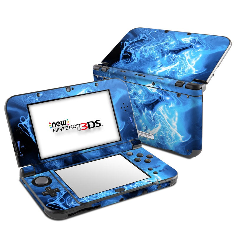 Blue Quantum Waves - Nintendo 3DS LL Skin