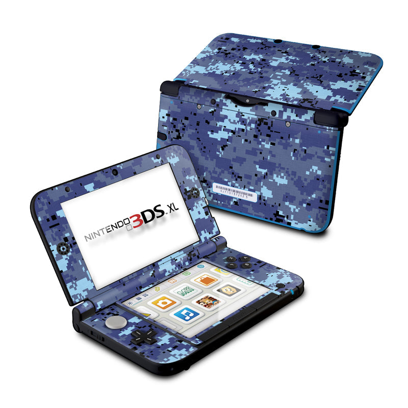 Digital Sky Camo - Nintendo 3DS XL Skin