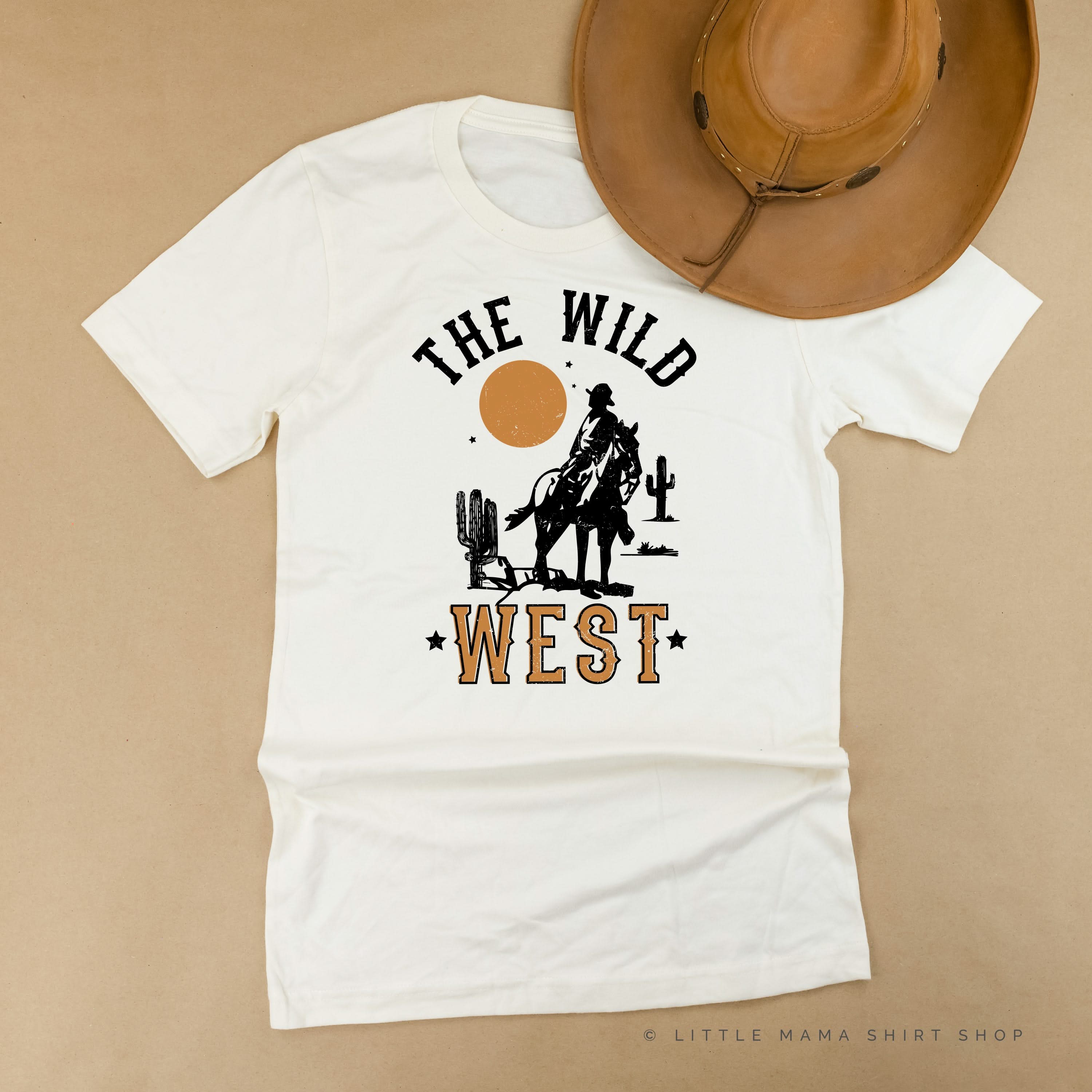 THE WILD WEST - Distressed Design - Unisex Tee