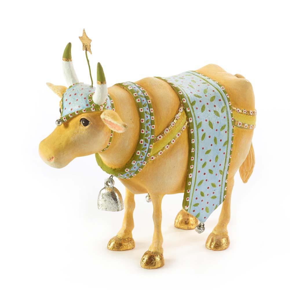 Nativity Manger Cow Figure by Patience Brewster