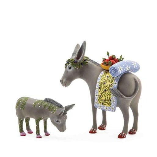 Nativity Mother &amp;amp; Baby Donkey Figures by Patience Brewster