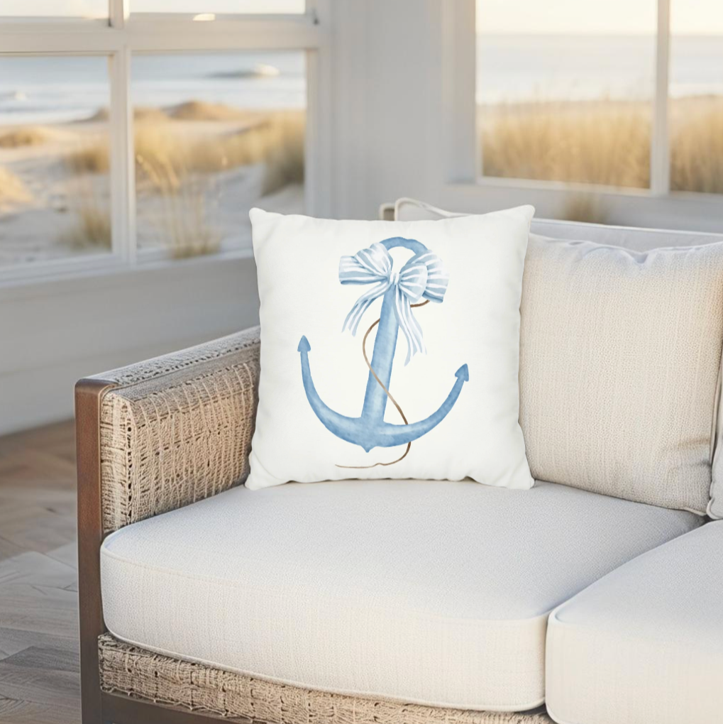 Nautical Throw Pillow
