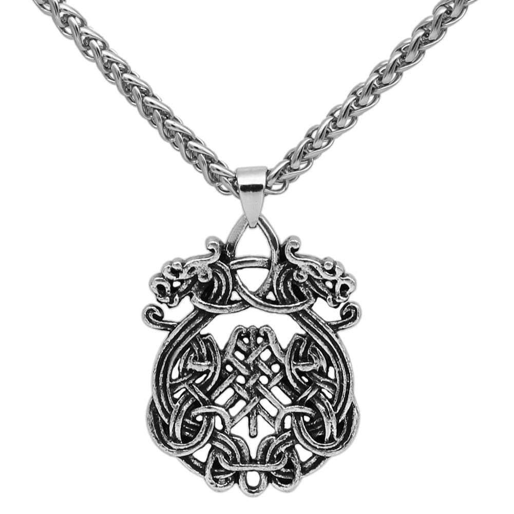 Vikings Dragon Fafnir Stainless Steel Necklace