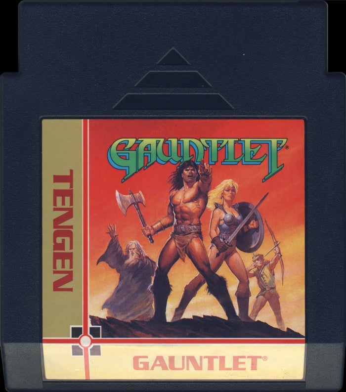 LOOSE NES CART - GAUNTLET (BLACK CART)