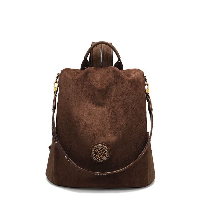 New brown shoulder bag simple hundred models women&amp;#39;s travel backpack cross-border hot models women&amp;#39;s bags