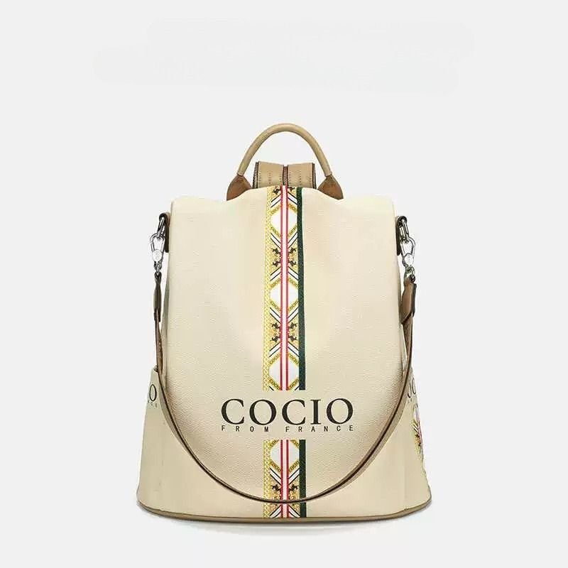 New Colorful Beige Shoulder Bag Simple Hundred models Women&amp;#39;s Travel Backpack Cross-border Hot models Women&amp;#39;s Bags