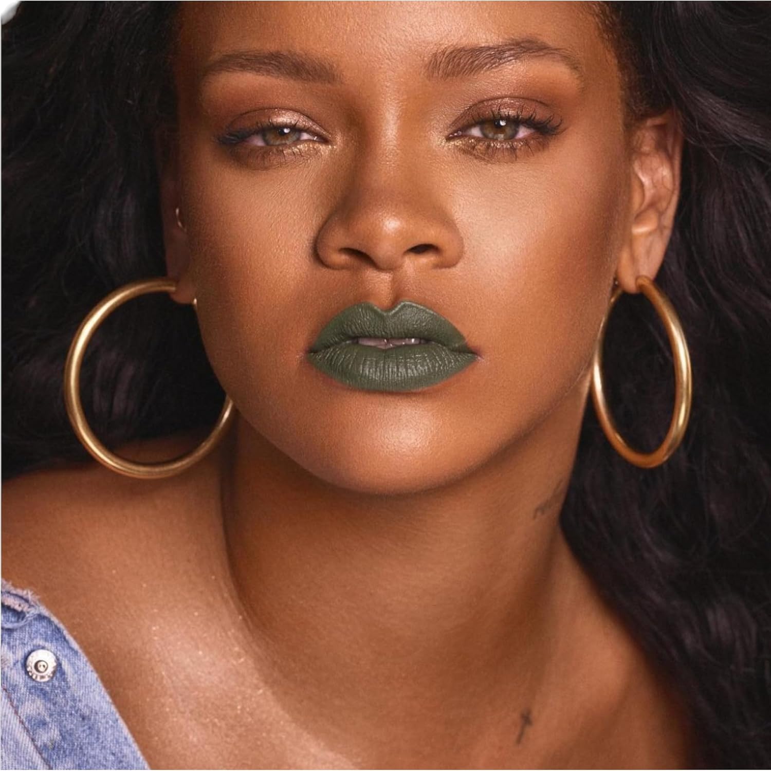 New Fenty Beauty Mattemoiselle Plush Matte Lipstick! 14 Colors! All Day Color Intensity Weightless Matte Finish! For Lips That Look Fuller With Every Stroke! (Midnight Wasabi (Wicked Green))