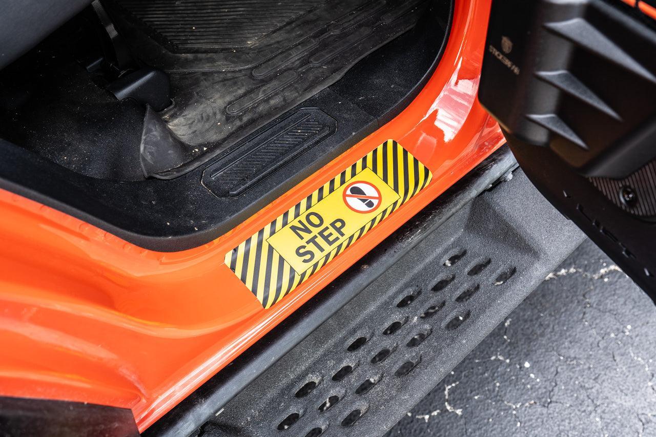 "No Step" Door Sill Protectors - 2021+ Bronco 2/4 Door