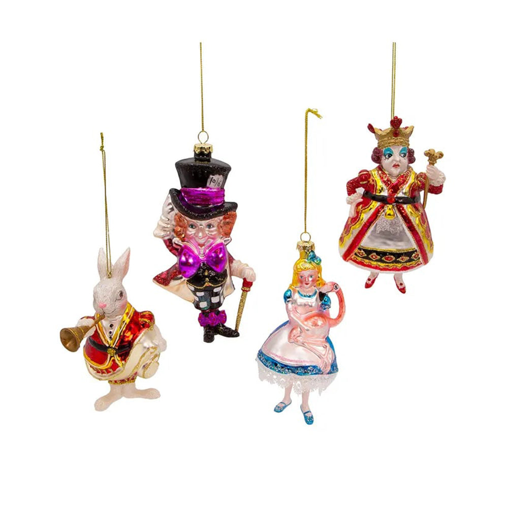 Noble Gems™ Glass Wonderland Ornament Set, 4-Piece Box by Kurt Adler