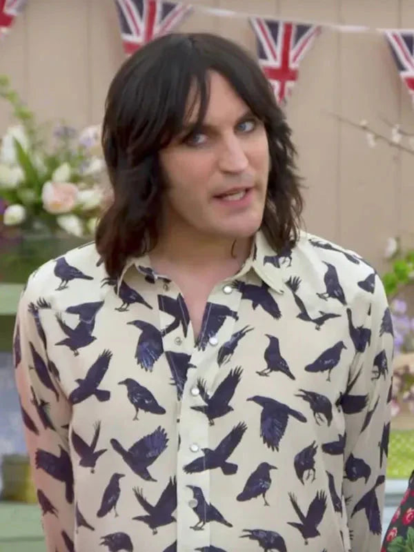 Noel Fielding Bird Printed Shirt