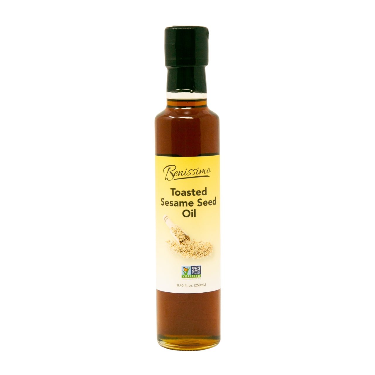Benissimo Non-GMO Toasted Sesame Seed Oil, Dorica (250mL)