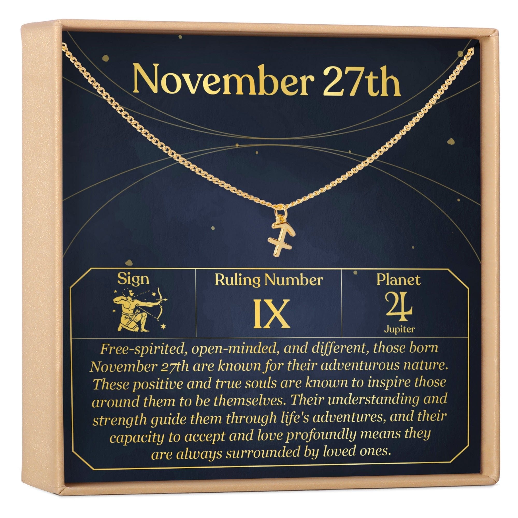 NOVEMBER 27TH SAGITTARIUS NECKLACE