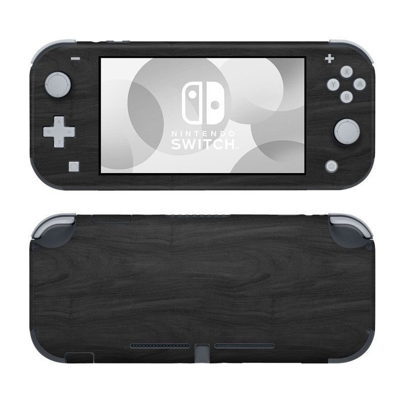 Black Woodgrain - Nintendo Switch Lite Skin