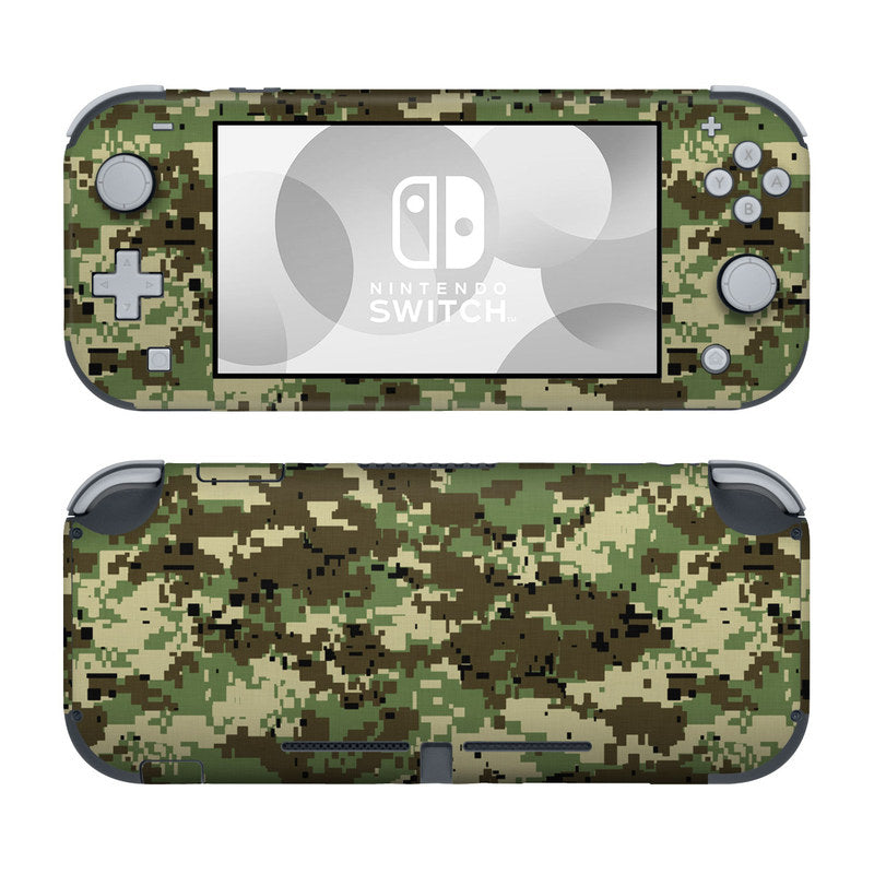 Digital Woodland Camo - Nintendo Switch Lite Skin