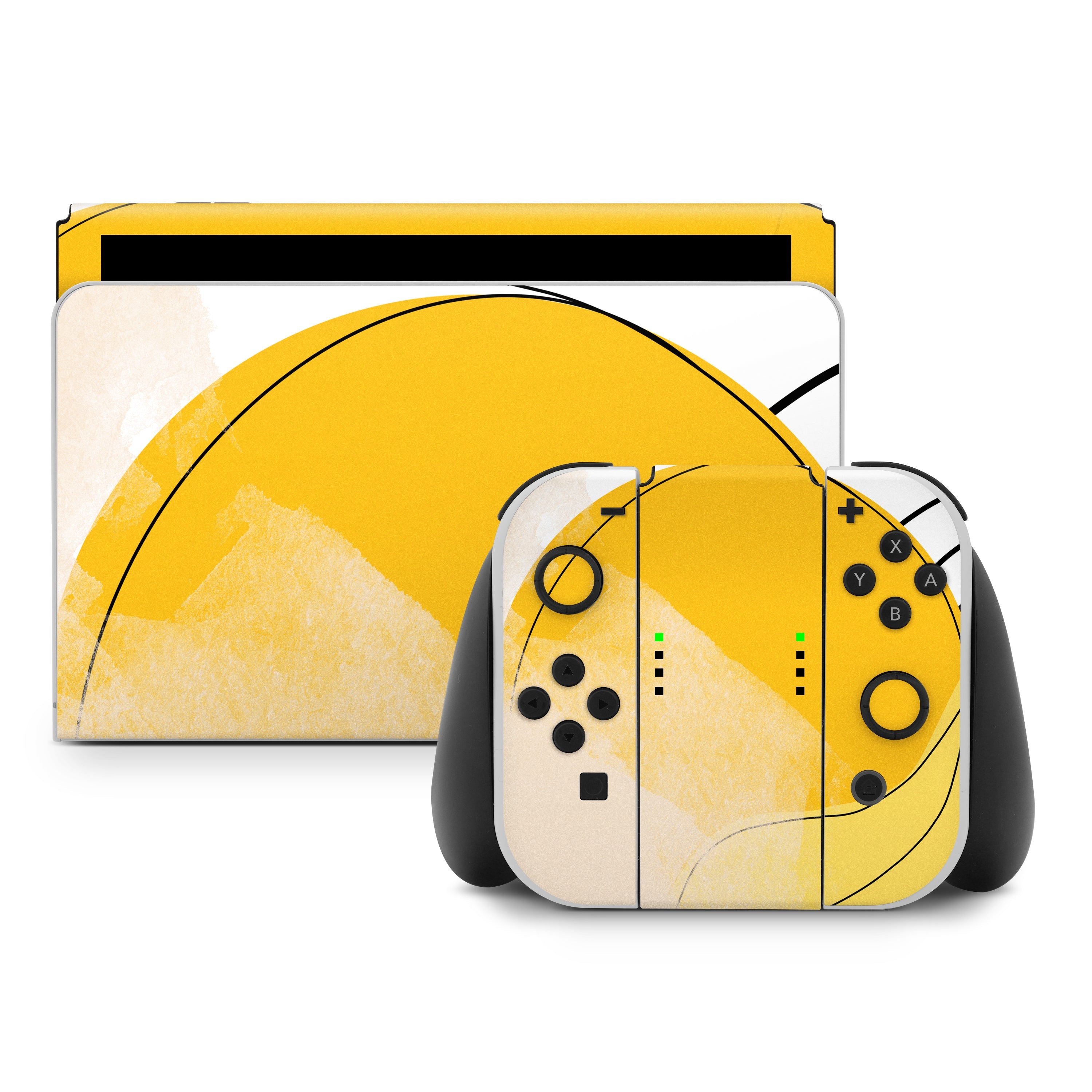 Abstract Yellow - Nintendo Switch Skin