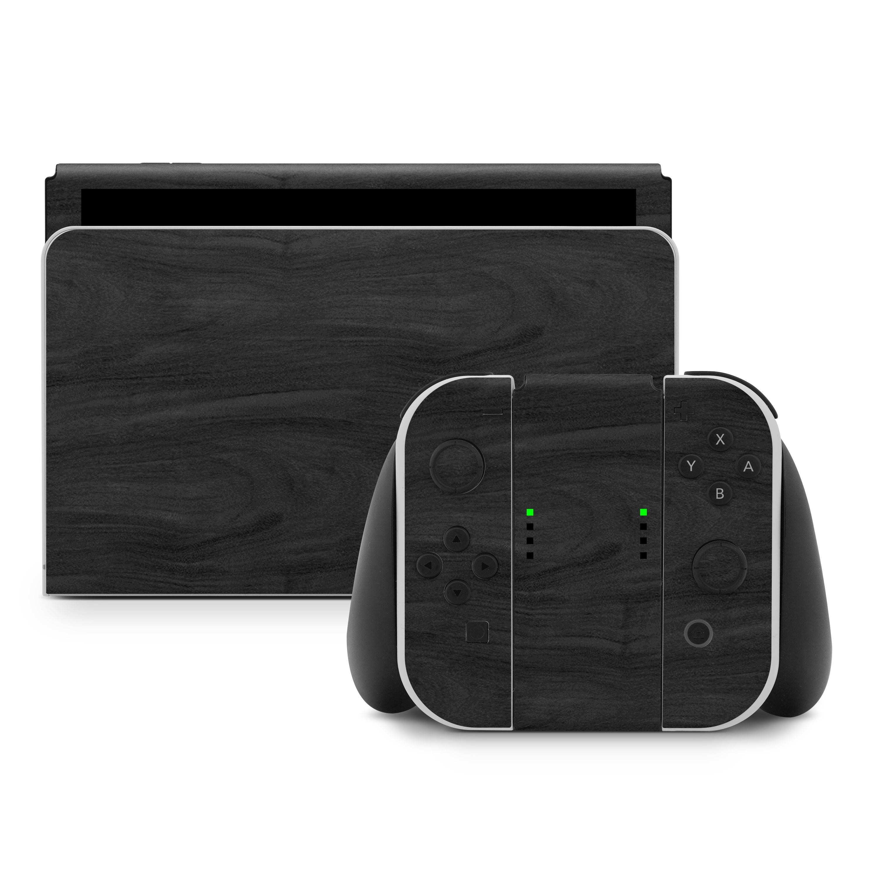 Black Woodgrain - Nintendo Switch Skin