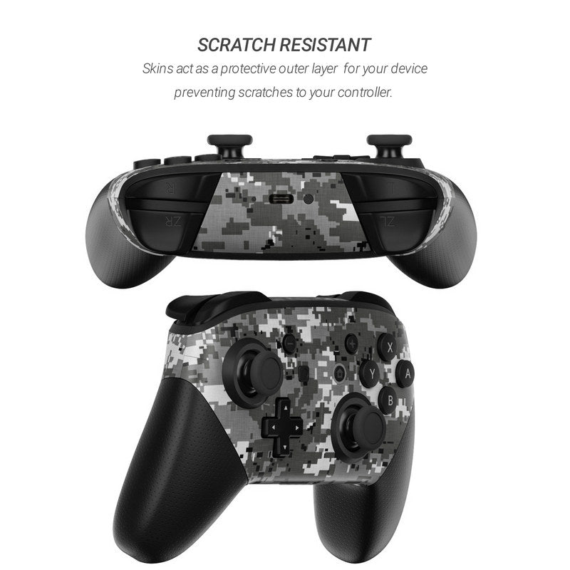 Digital Urban Camo - Nintendo Switch Pro Controller Skin