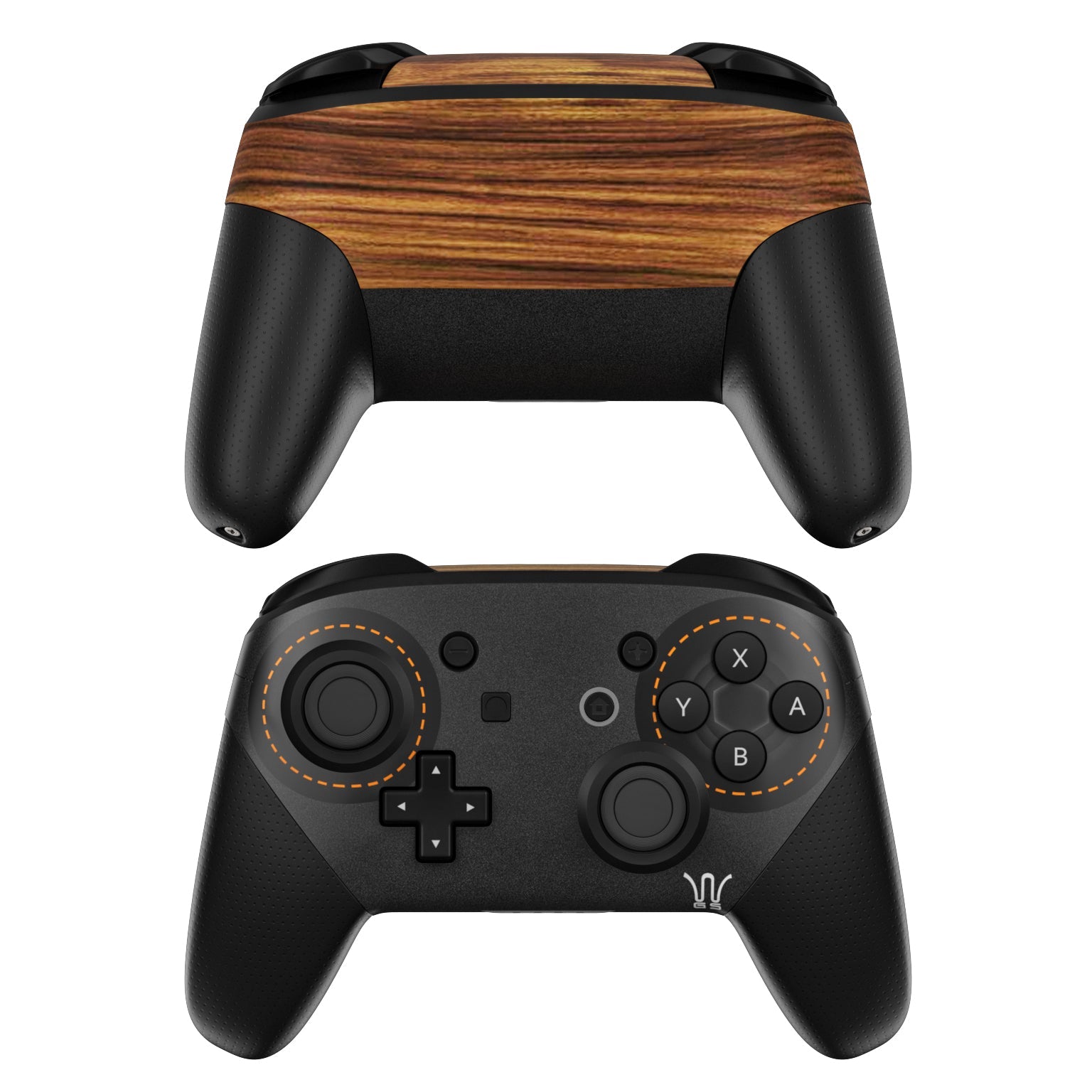 Wooden Gaming System - Nintendo Switch Pro Controller Skin