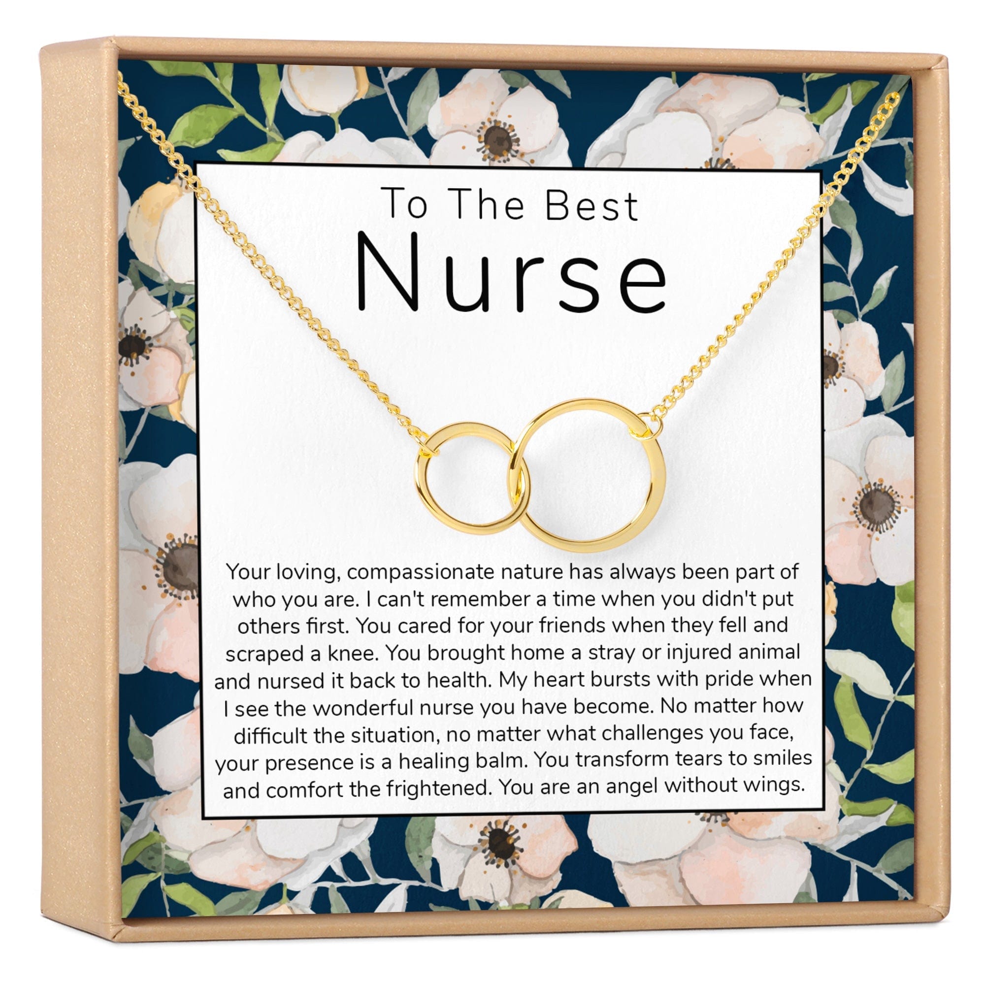 NURSE DOUBLE CIRCLES NECKLACE