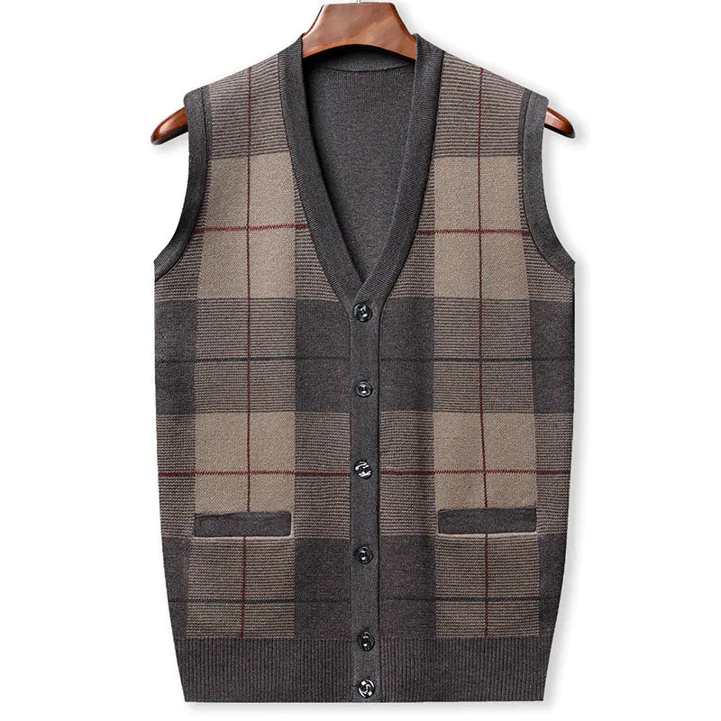 Style Loft Collection Senior Leadership Button Cardigan Vest