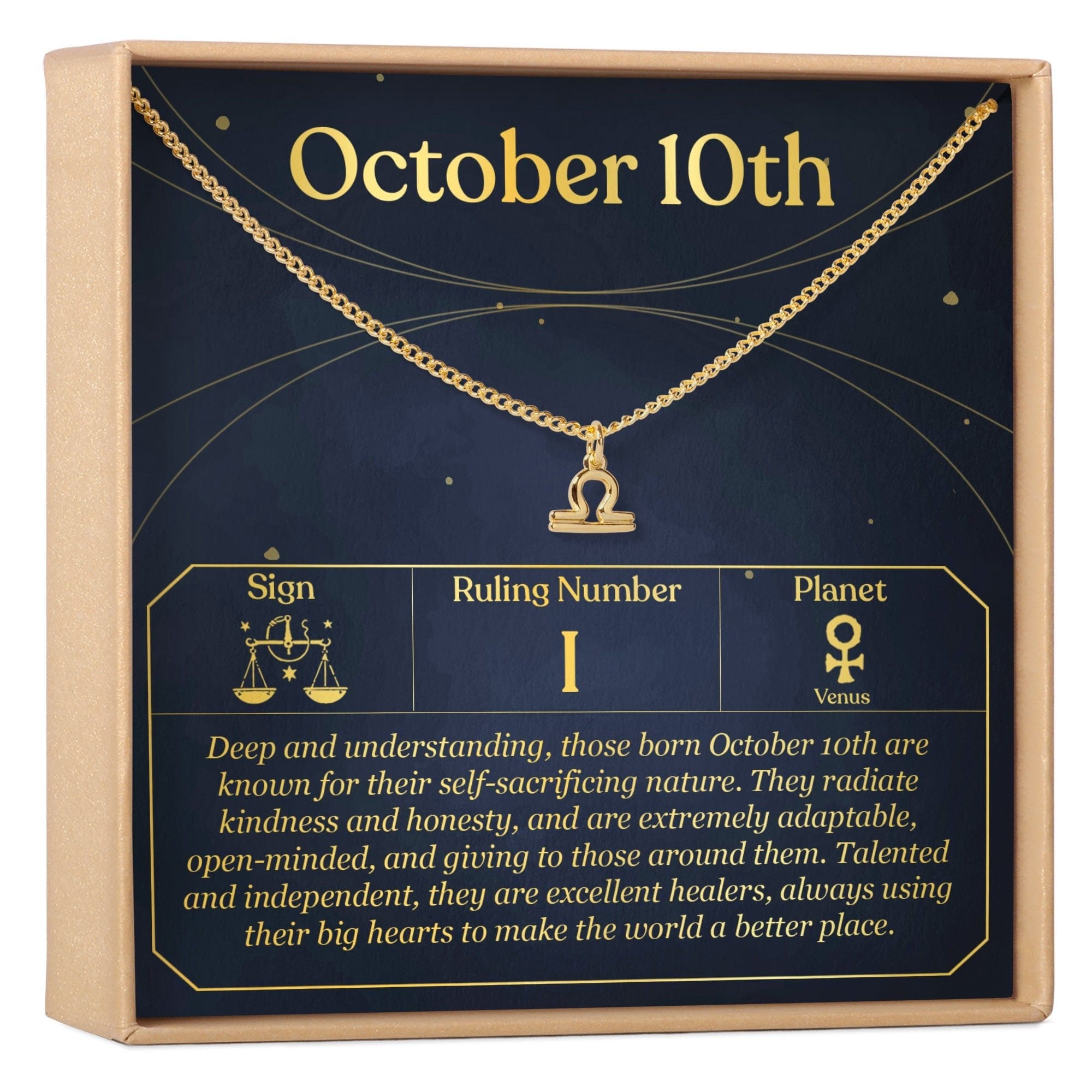OCTOBER 10TH LIBRA NECKLACE