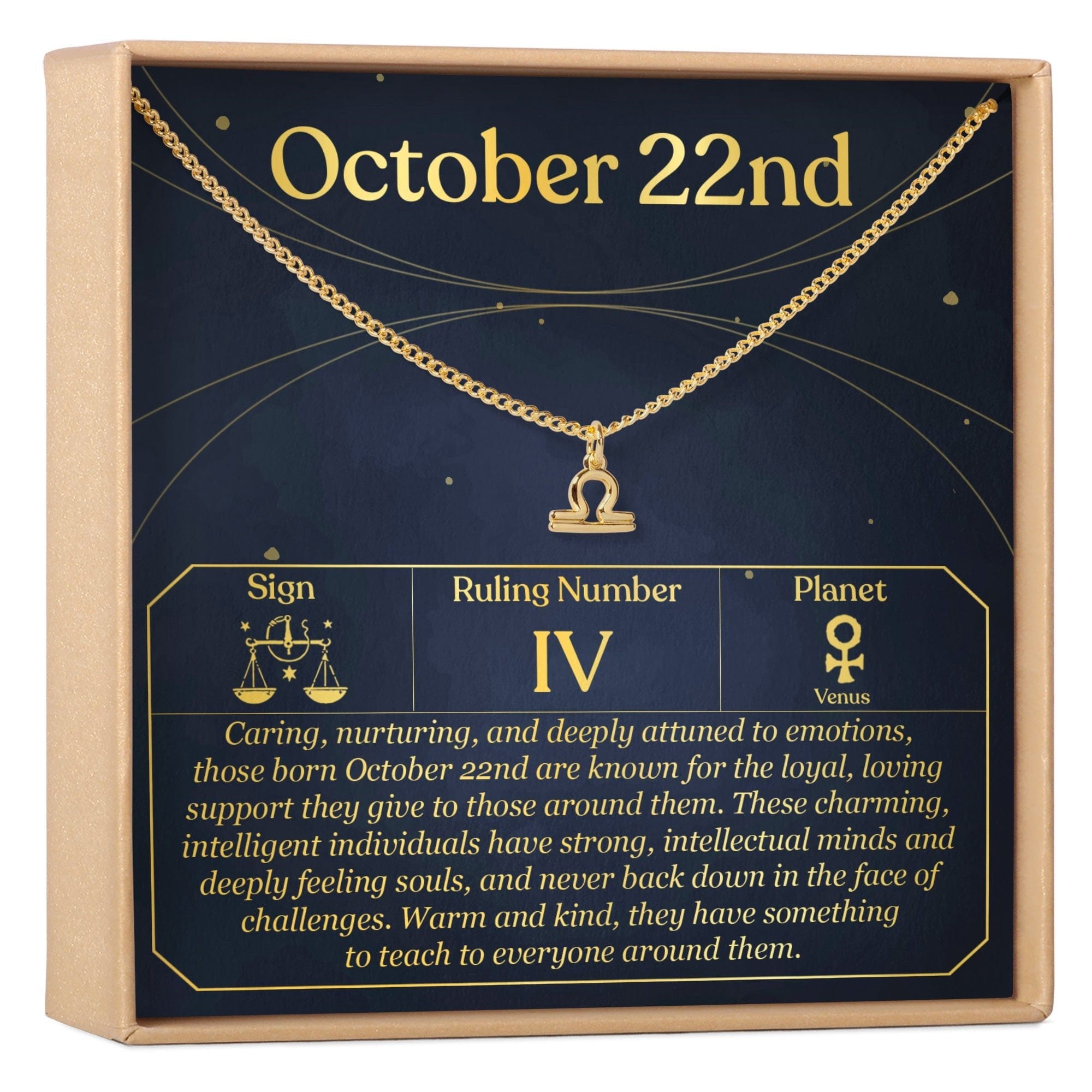 OCTOBER 22ND LIBRA NECKLACE