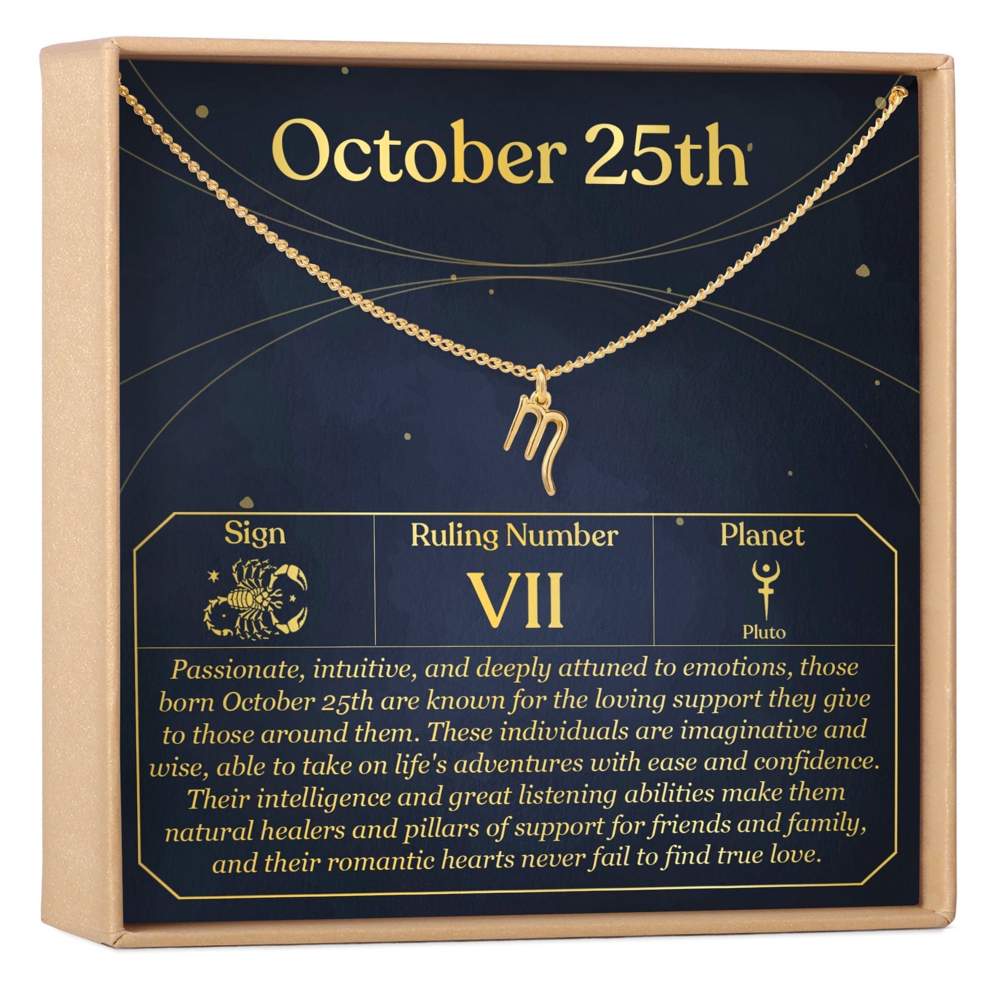 OCTOBER 25TH SCORPIO NECKLACE