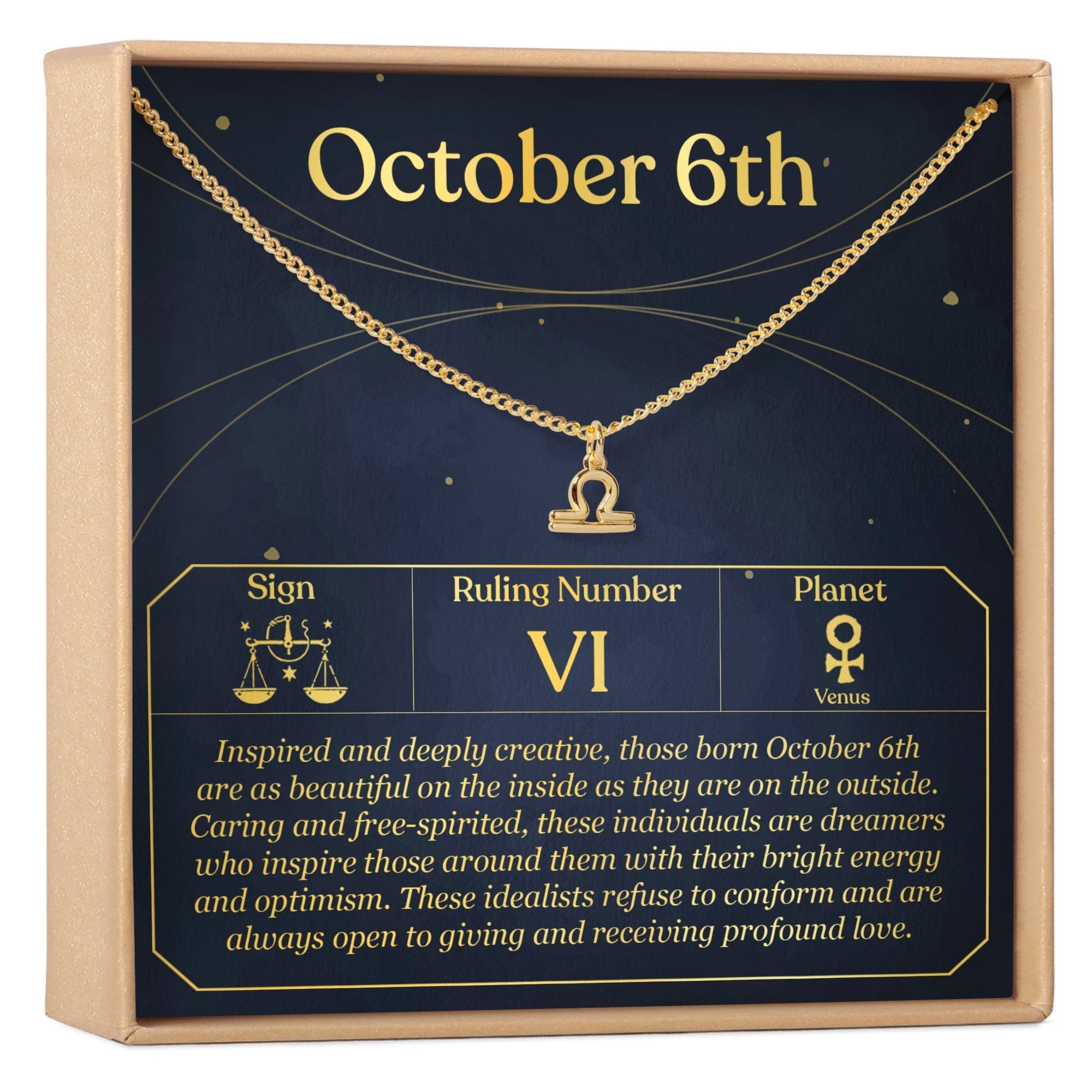 OCTOBER 6TH LIBRA NECKLACE