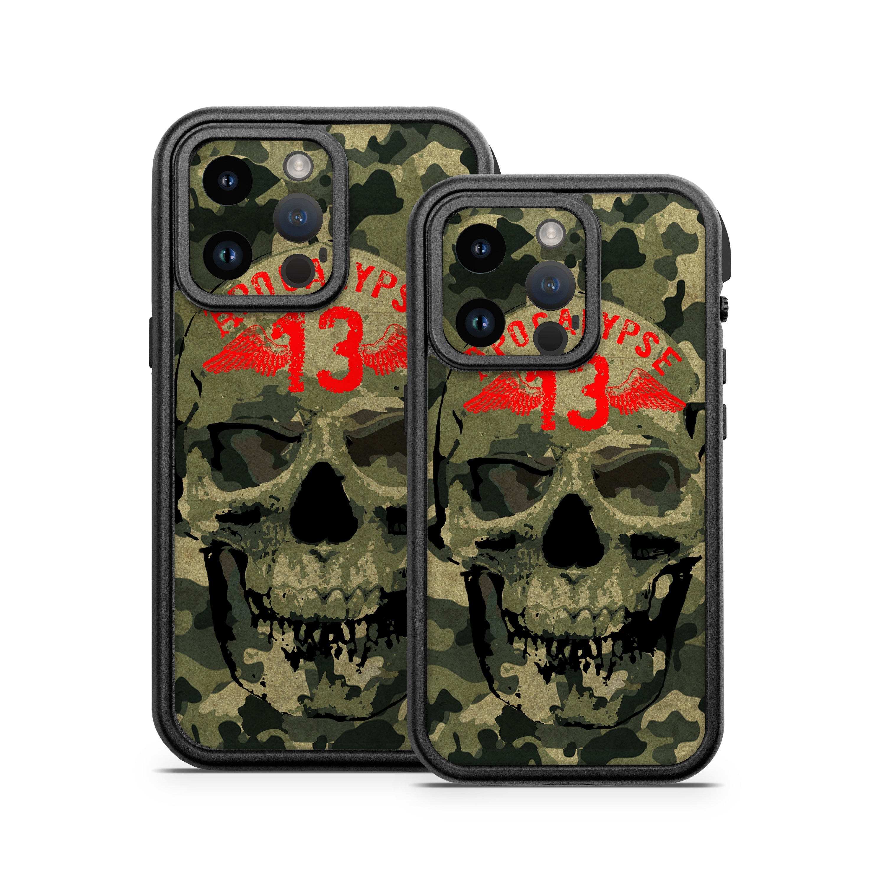 Camo Skull - Otterbox Fre iPhone 14 Case Skin