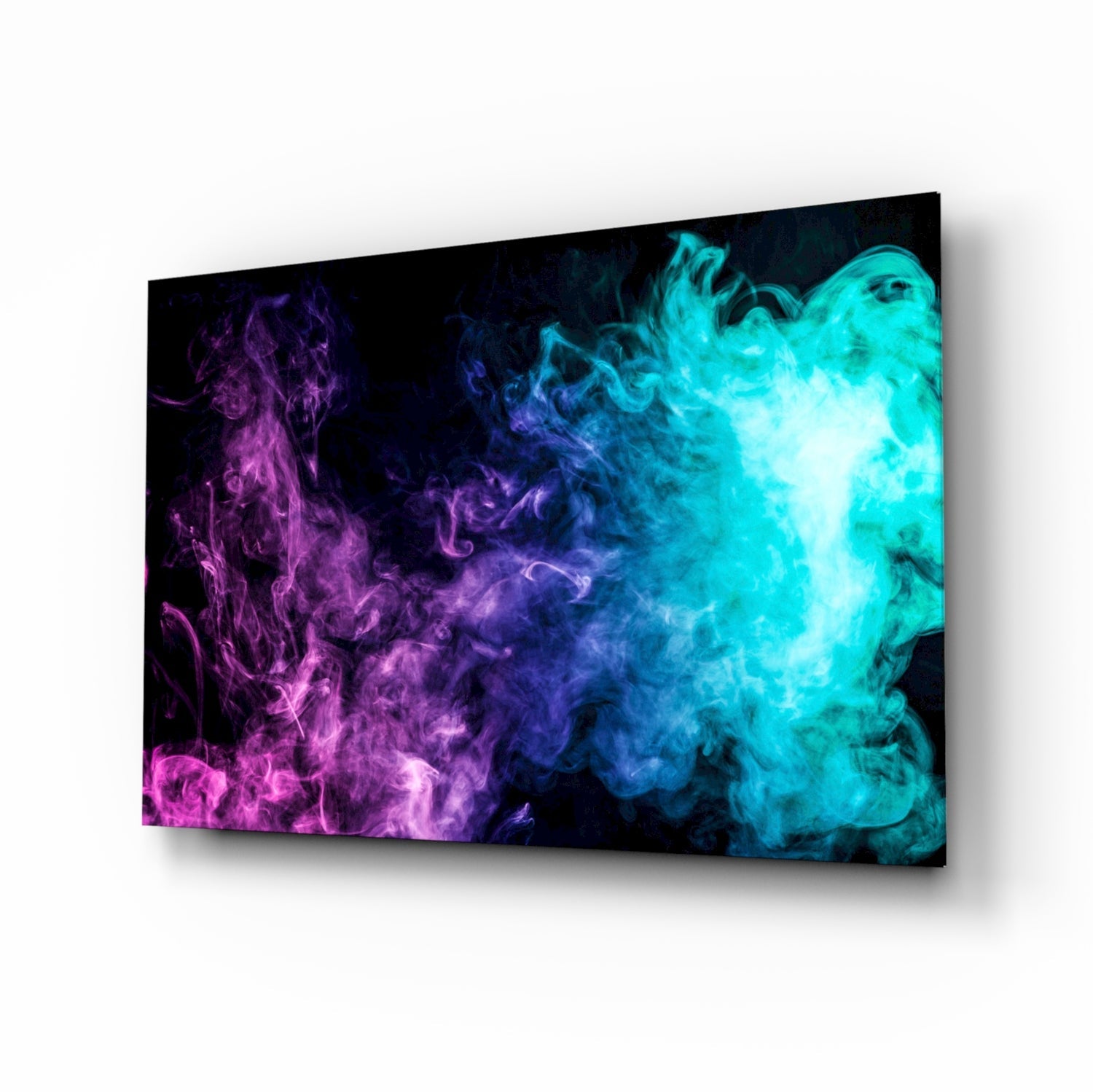 Colored Smoke Glass Wall Art