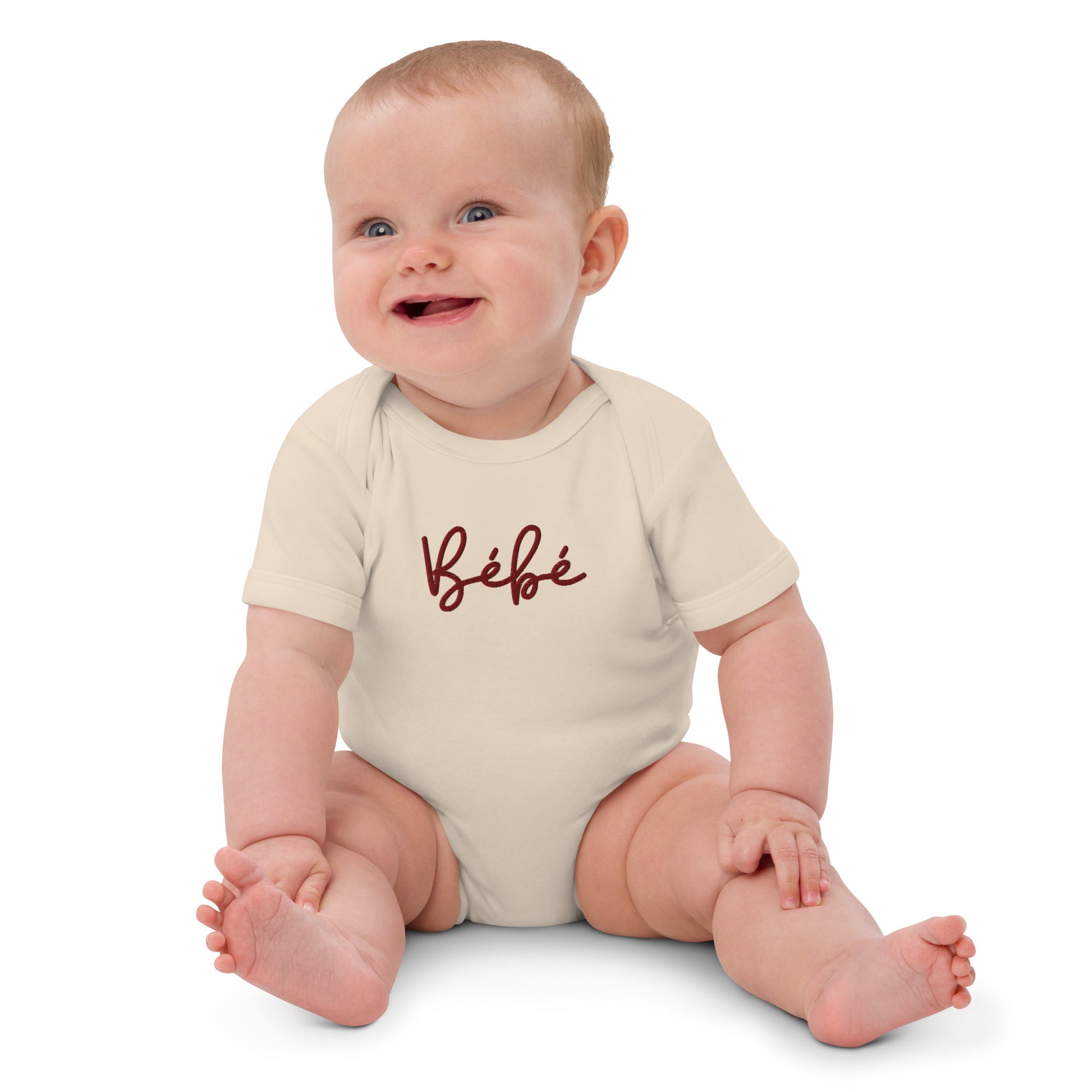 Bébé embroidered Organic cotton baby one piece